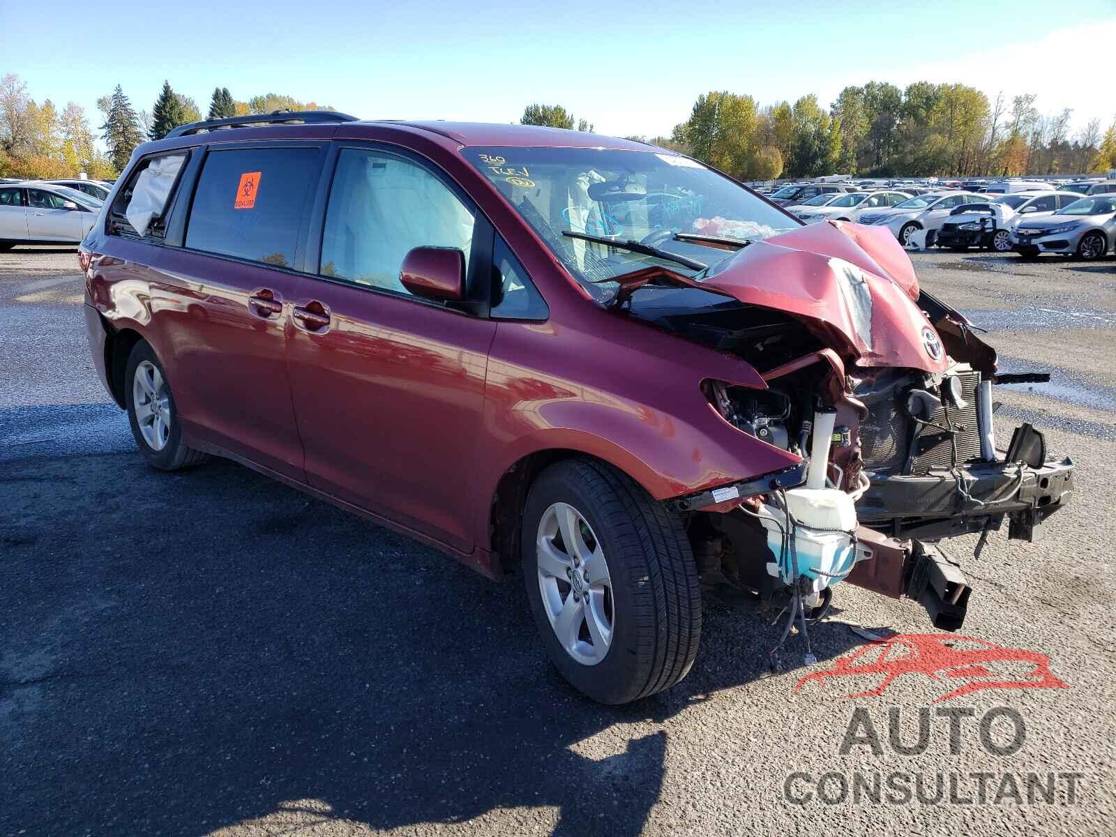 TOYOTA SIENNA 2017 - 5TDKZ3DC6HS809029