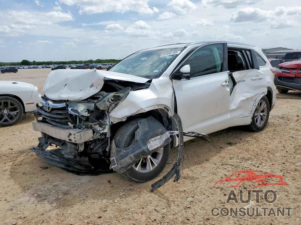 TOYOTA HIGHLANDER 2015 - 5TDKKRFH3FS050711