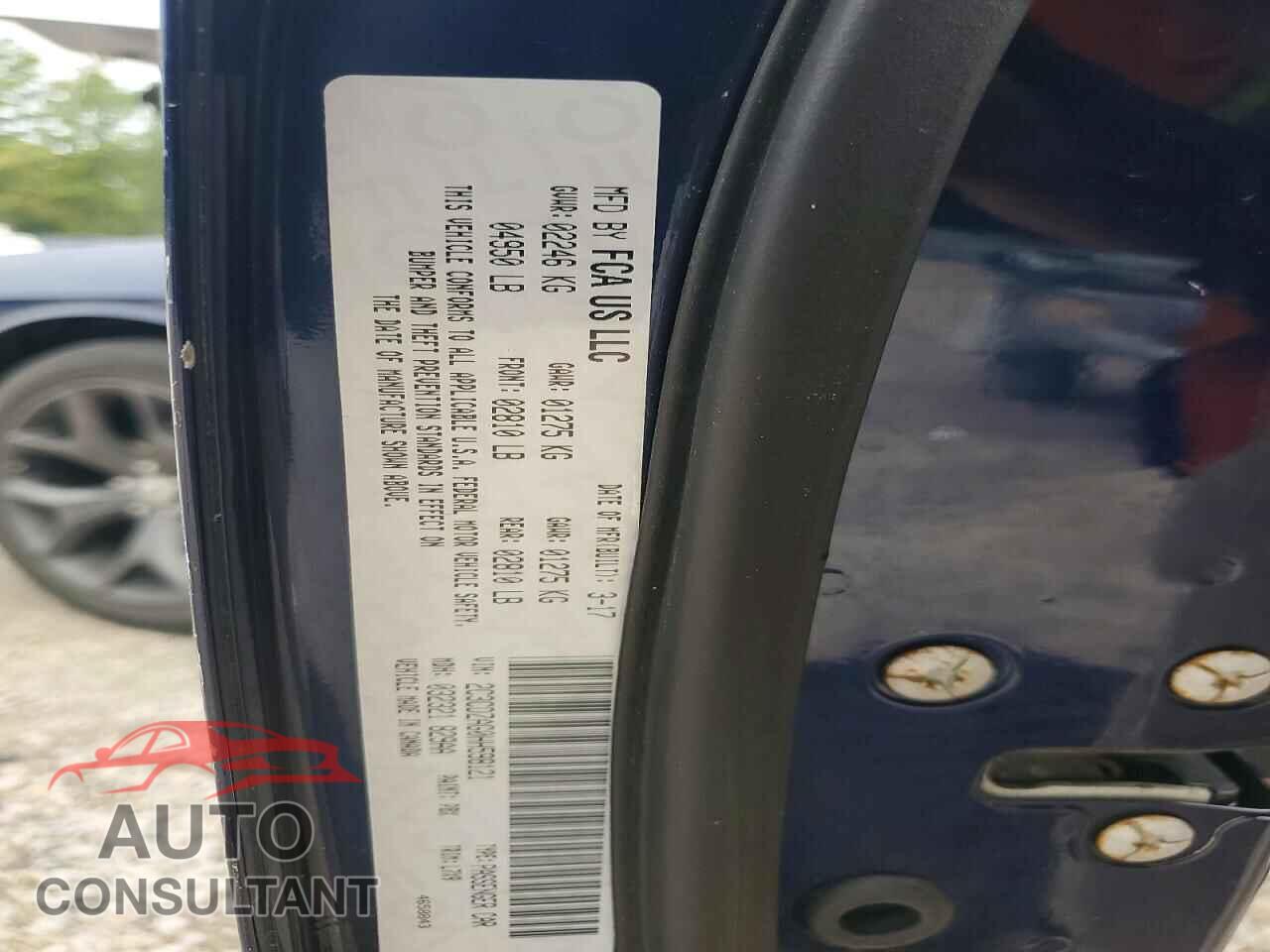 DODGE CHALLENGER 2017 - 2C3CDZAG0HH598121