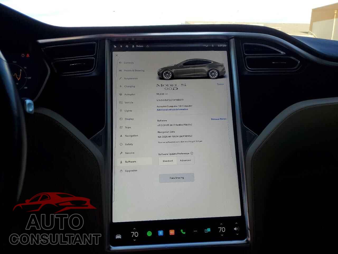 TESLA MODEL S 2016 - 5YJSA1E27GF149278
