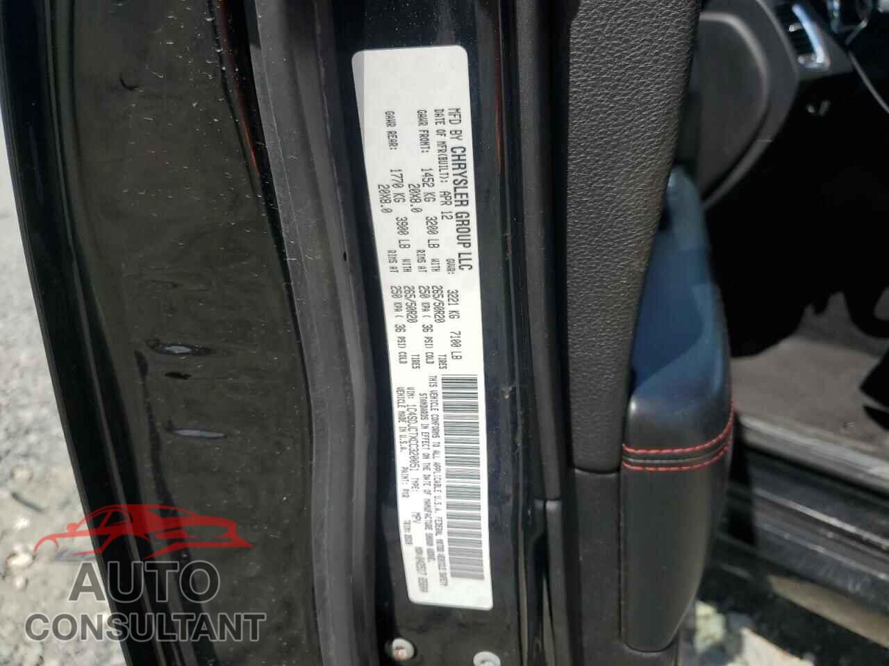 DODGE DURANGO 2012 - 1C4SDJCTXCC320051