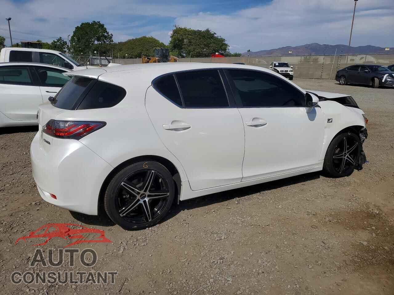 LEXUS CT 200 2012 - JTHKD5BH6C2106554