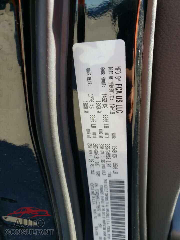 DODGE DURANGO 2020 - 1C4RDHAG1LC170876
