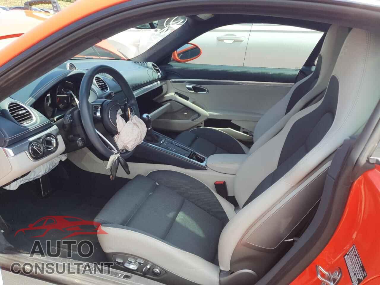PORSCHE CAYMAN 2018 - WP0AB2A89JS278478