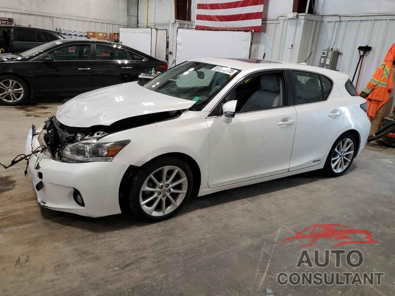 LEXUS CT 200 2012 - JTHKD5BHXC2104323