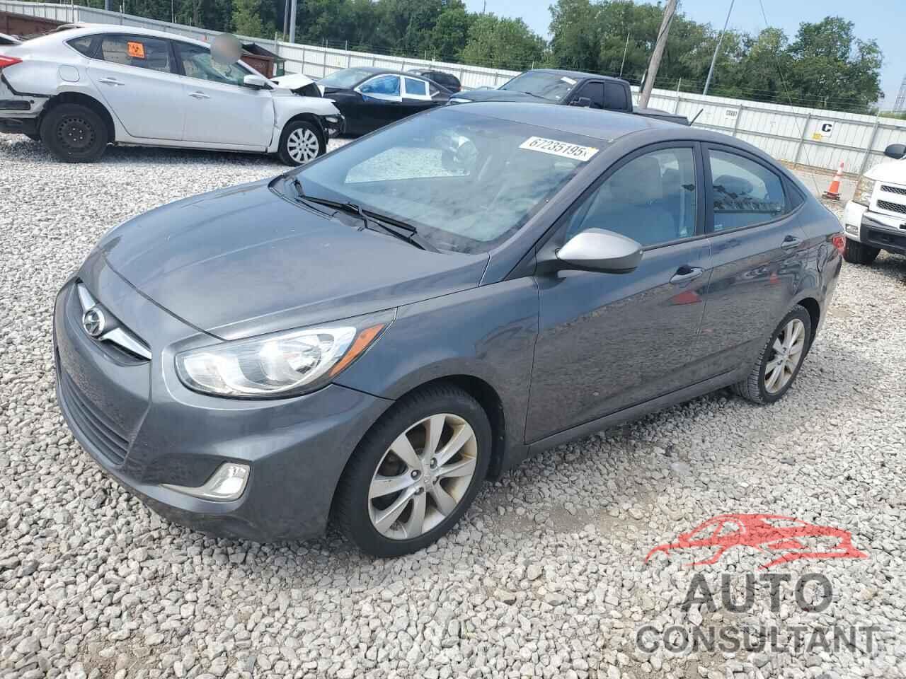 HYUNDAI ACCENT 2013 - KMHCU4AE5DU311338