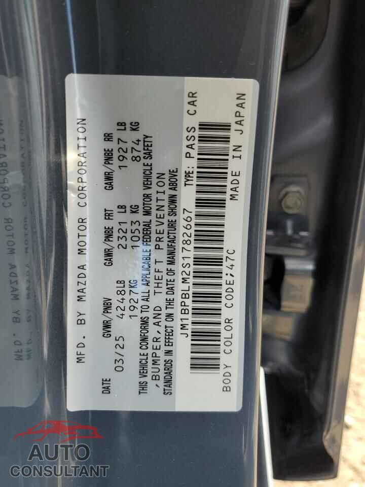 MAZDA 3 2025 - JM1BPBLM2S1782667