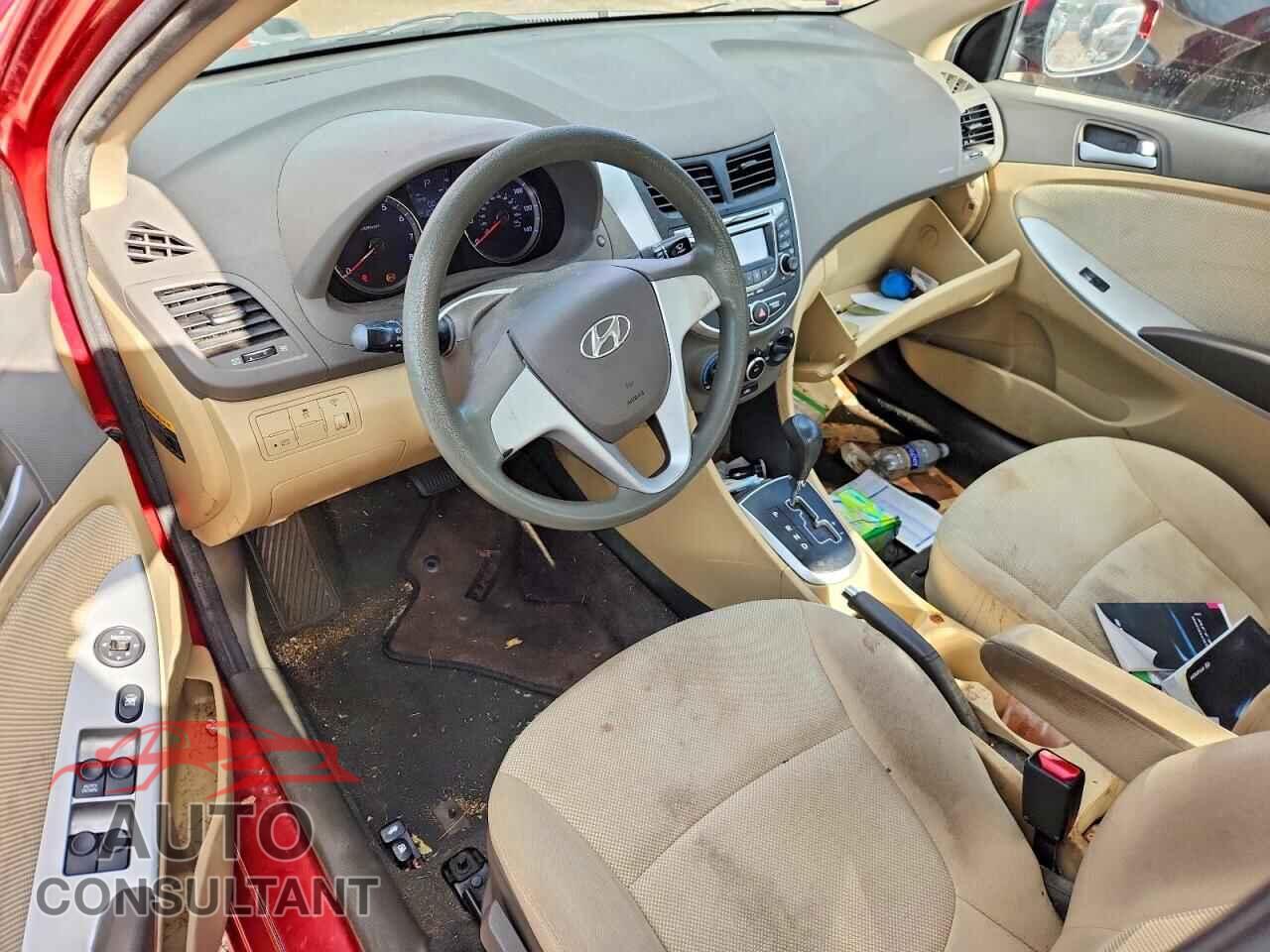 HYUNDAI ACCENT 2012 - KMHCT4AE2CU254565