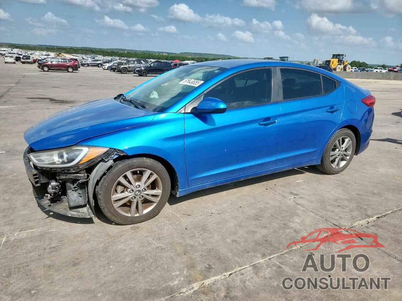 HYUNDAI ELANTRA 2018 - KMHD84LF9JU475248