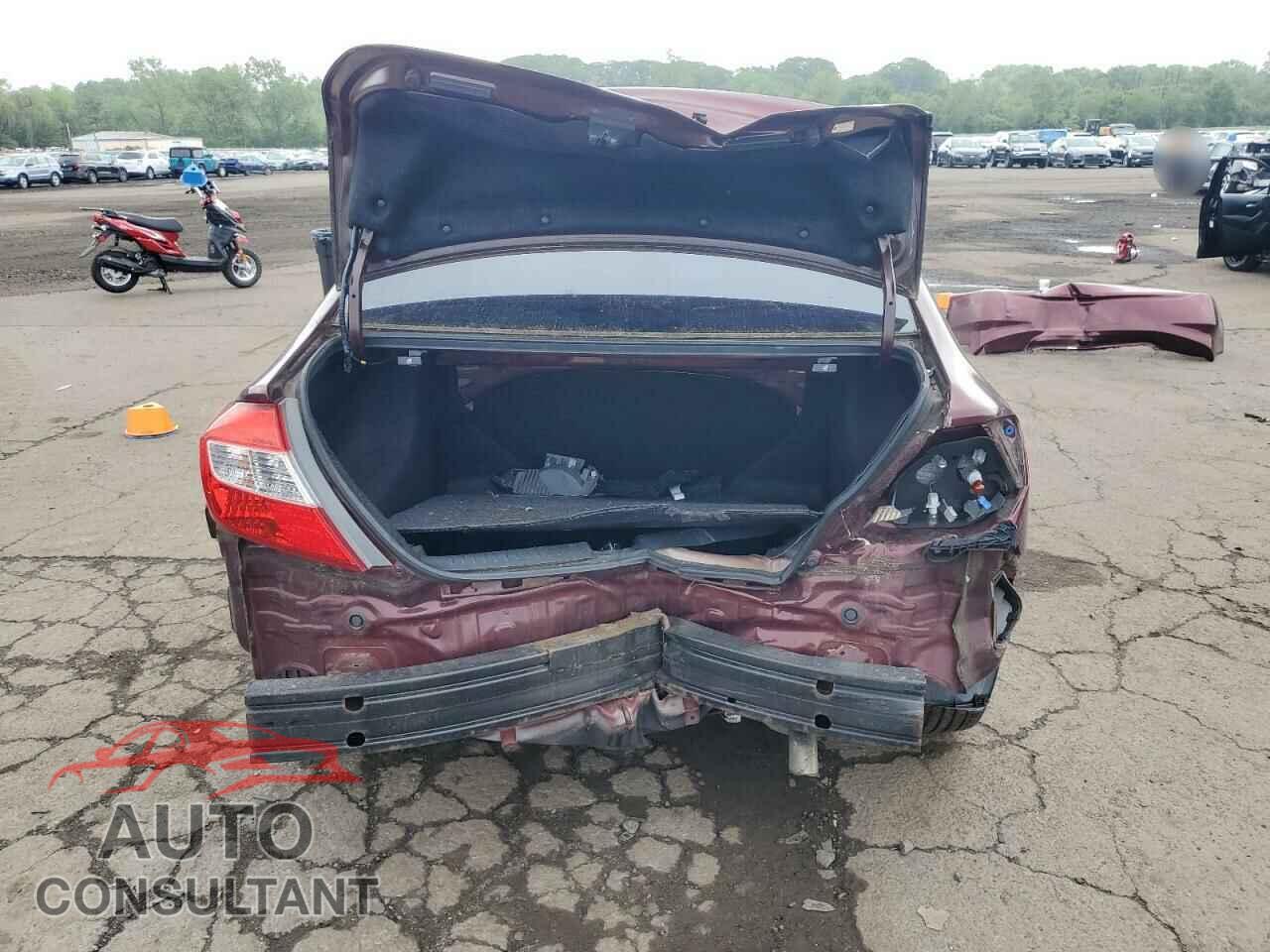 HONDA CIVIC 2012 - 2HGFB2F9XCH592725
