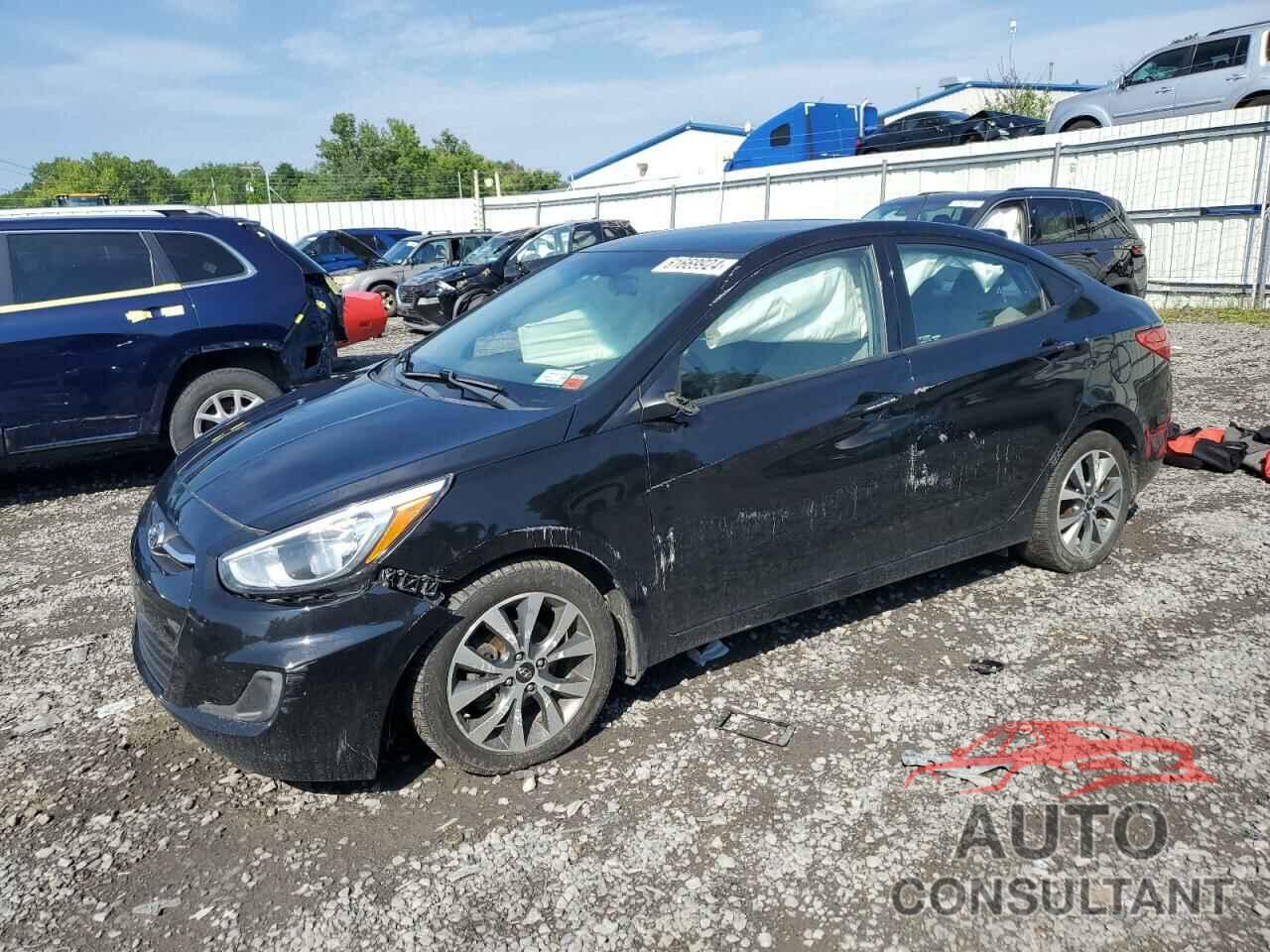 HYUNDAI ACCENT 2017 - KMHCT4AE7HU357973