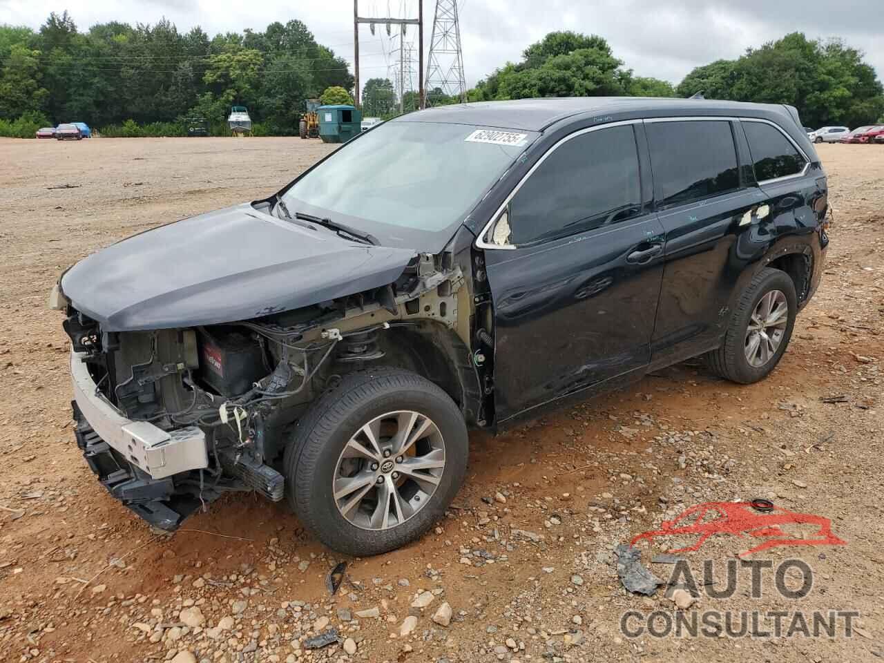 TOYOTA HIGHLANDER 2016 - 5TDZKRFH1GS162536