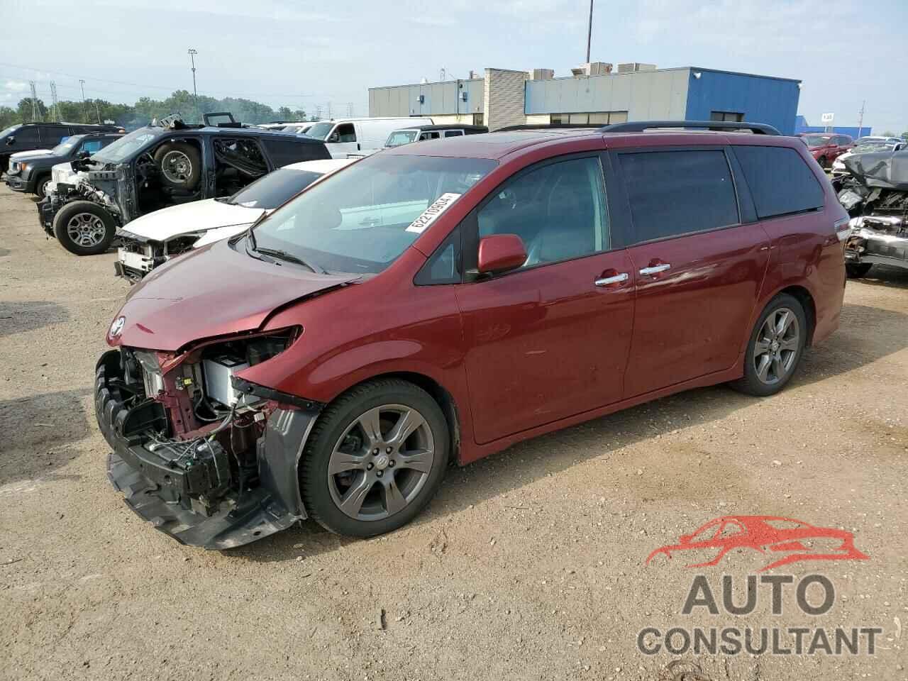 TOYOTA SIENNA 2017 - 5TDXZ3DCXHS864685