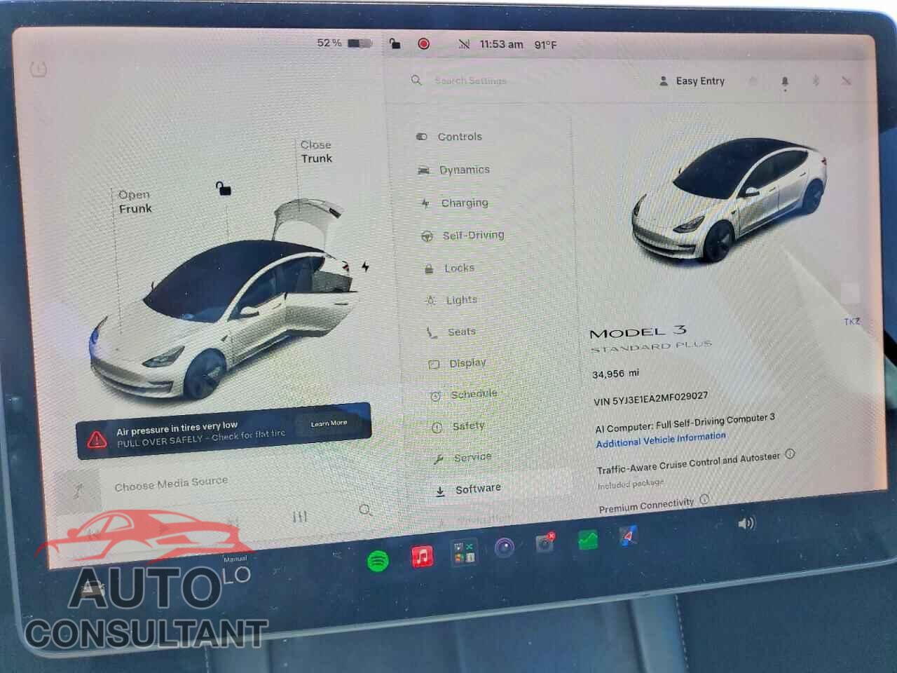 TESLA MODEL 3 2021 - 5YJ3E1EA2MF029027