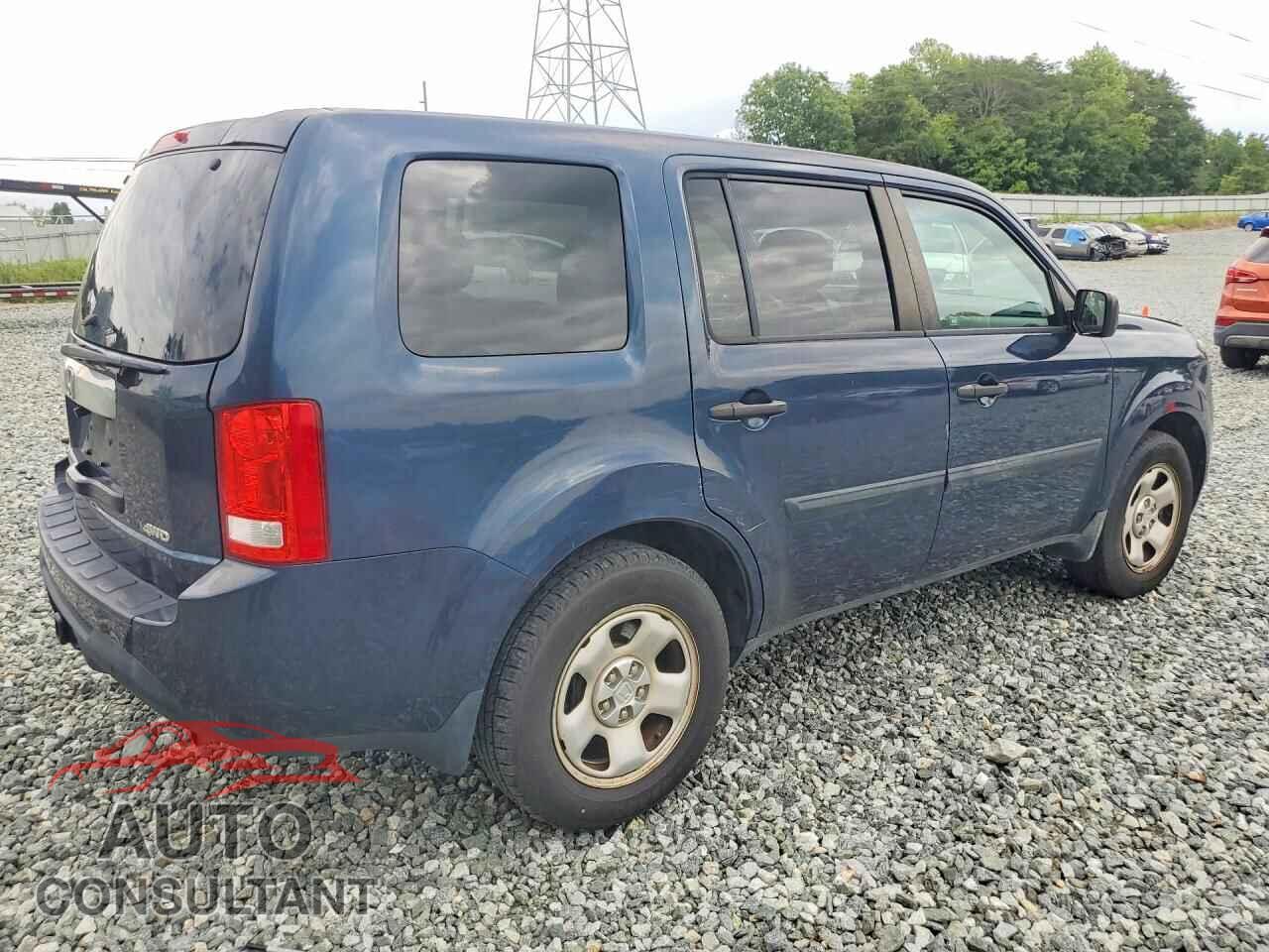HONDA PILOT 2012 - 5FNYF4H28CB005449