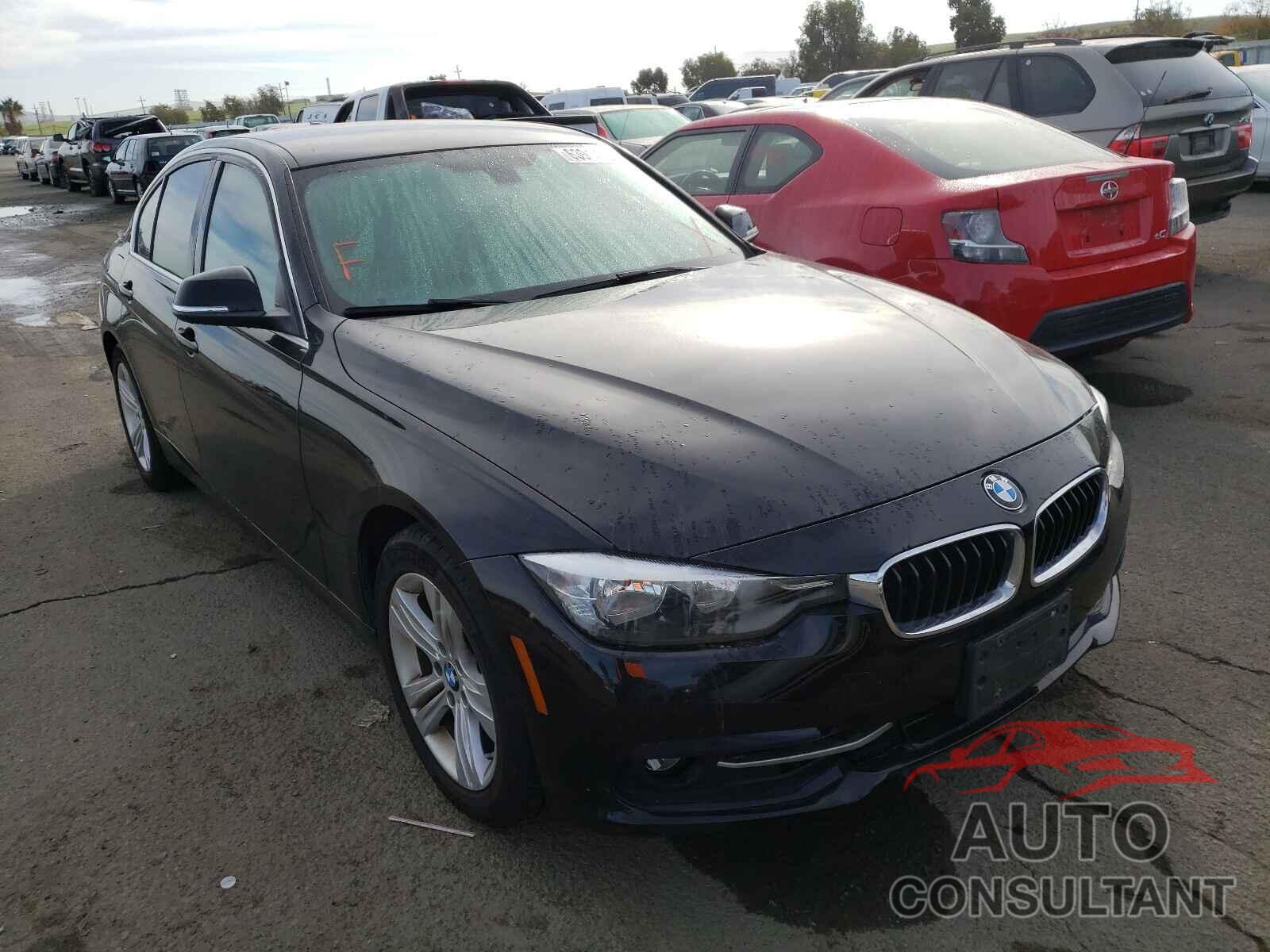BMW 3 SERIES 2017 - WBA8B9G37HNU55201