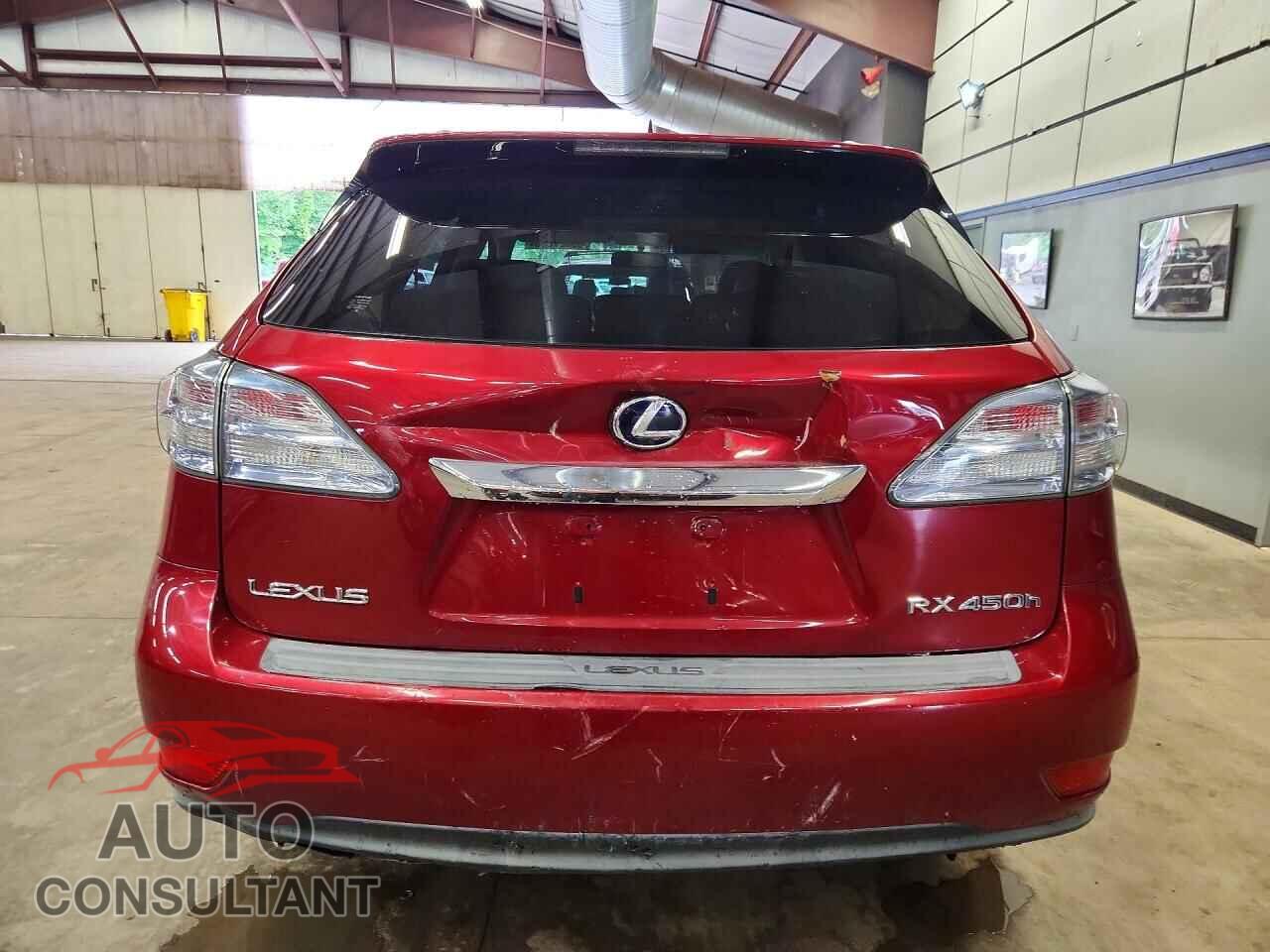 LEXUS RX450 2010 - JTJBC1BA0A2024930