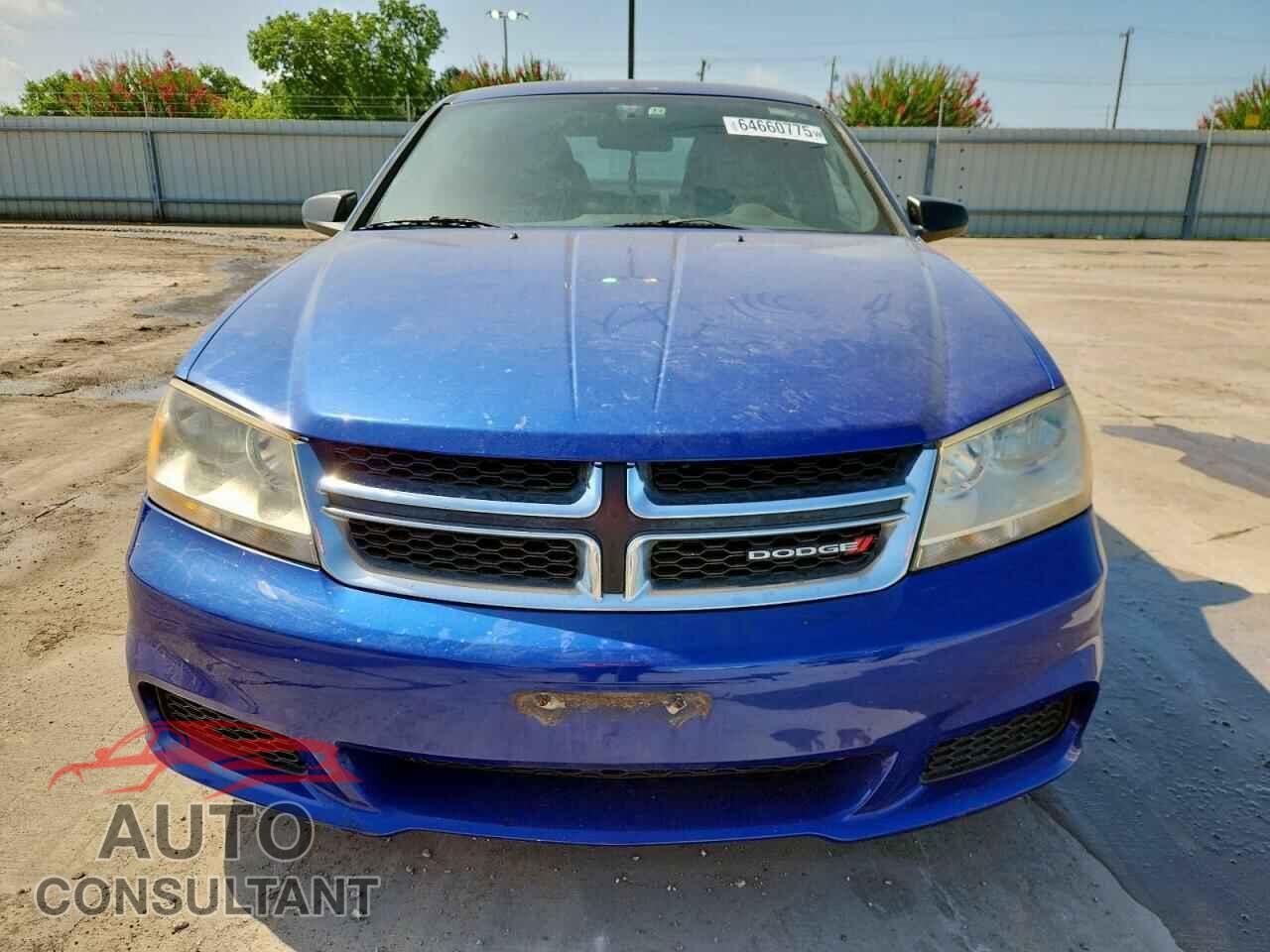 DODGE AVENGER 2012 - 1C3CDZAG0CN270925