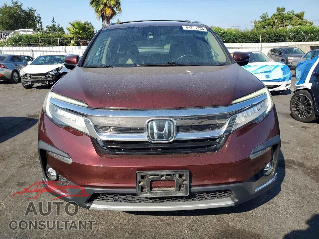HONDA PILOT 2019 - 5FNYF6H98KB079638