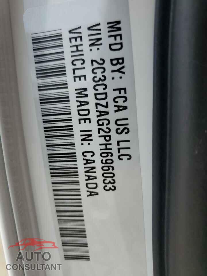 DODGE CHALLENGER 2023 - 2C3CDZAG2PH696033