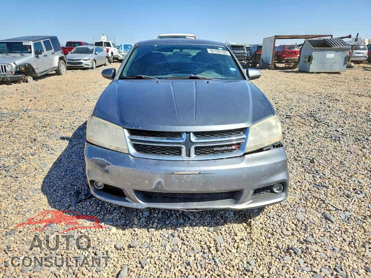 DODGE AVENGER 2013 - 1C3CDZCB4DN562497