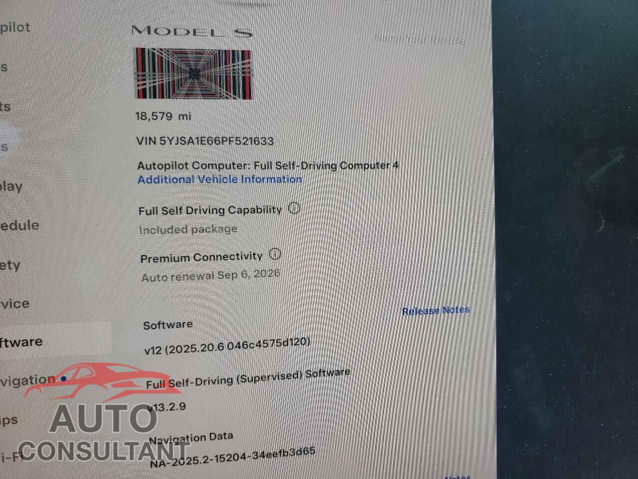 TESLA MODEL S 2023 - 5YJSA1E66PF521633