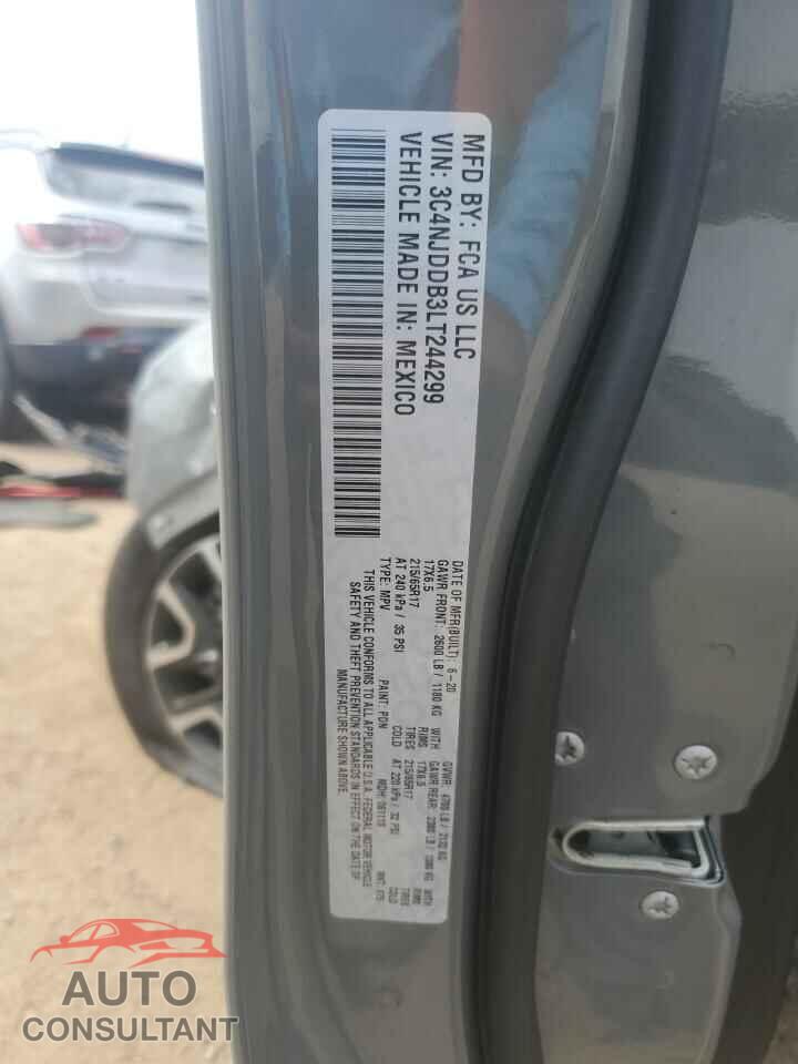JEEP COMPASS 2020 - 3C4NJDDB3LT244299