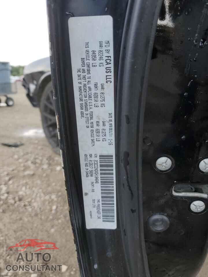 DODGE CHALLENGER 2016 - 2C3CDZAGXGH184648