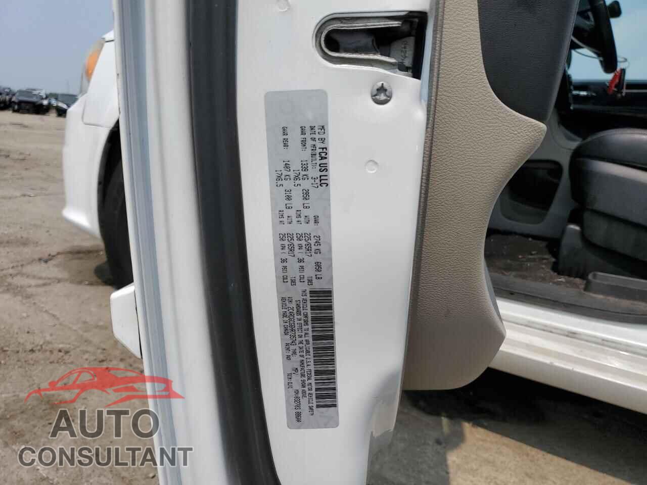 DODGE CARAVAN 2017 - 2C4RDGCG6HR735743