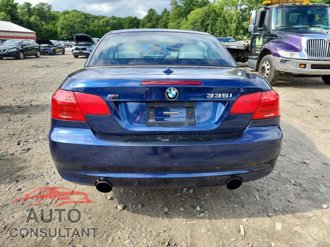 BMW 3 SERIES 2011 - WBADX7C57BE261237