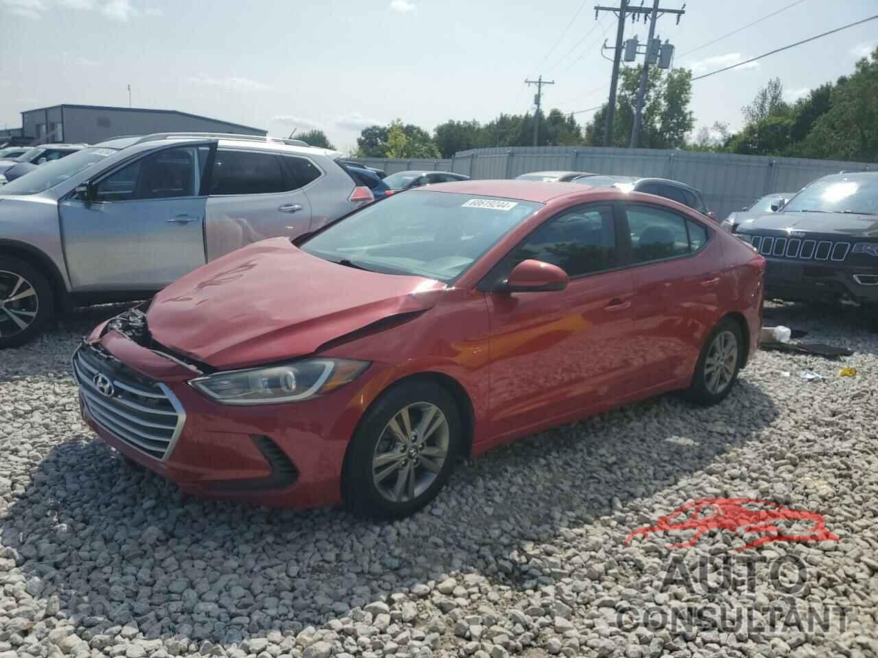 HYUNDAI ELANTRA 2018 - 5NPD84LF0JH371343