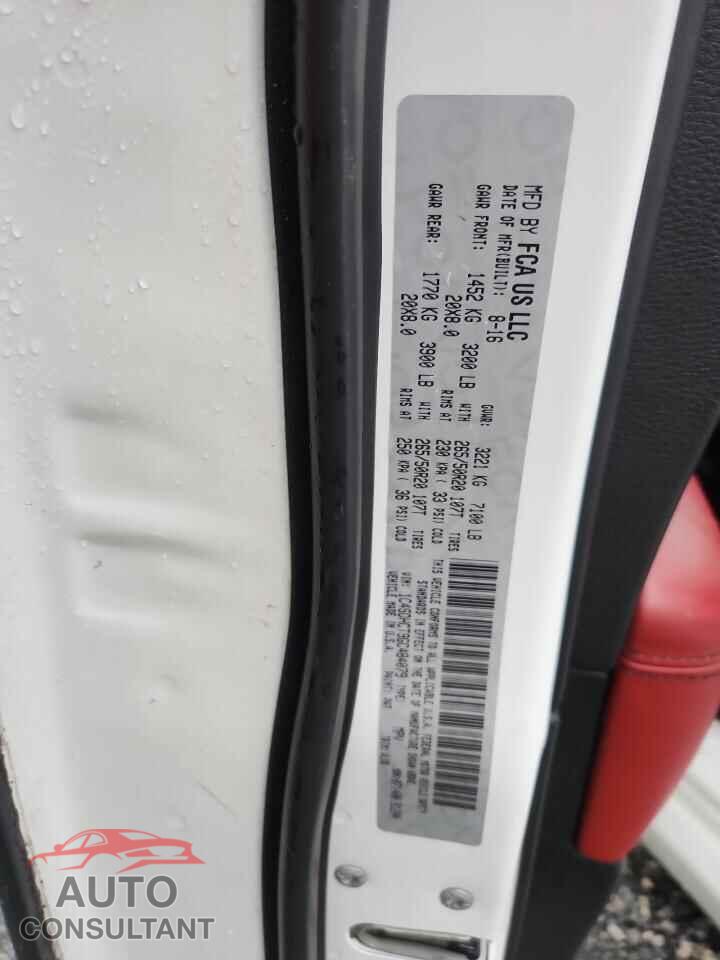DODGE DURANGO 2016 - 1C4SDHCT9GC484079