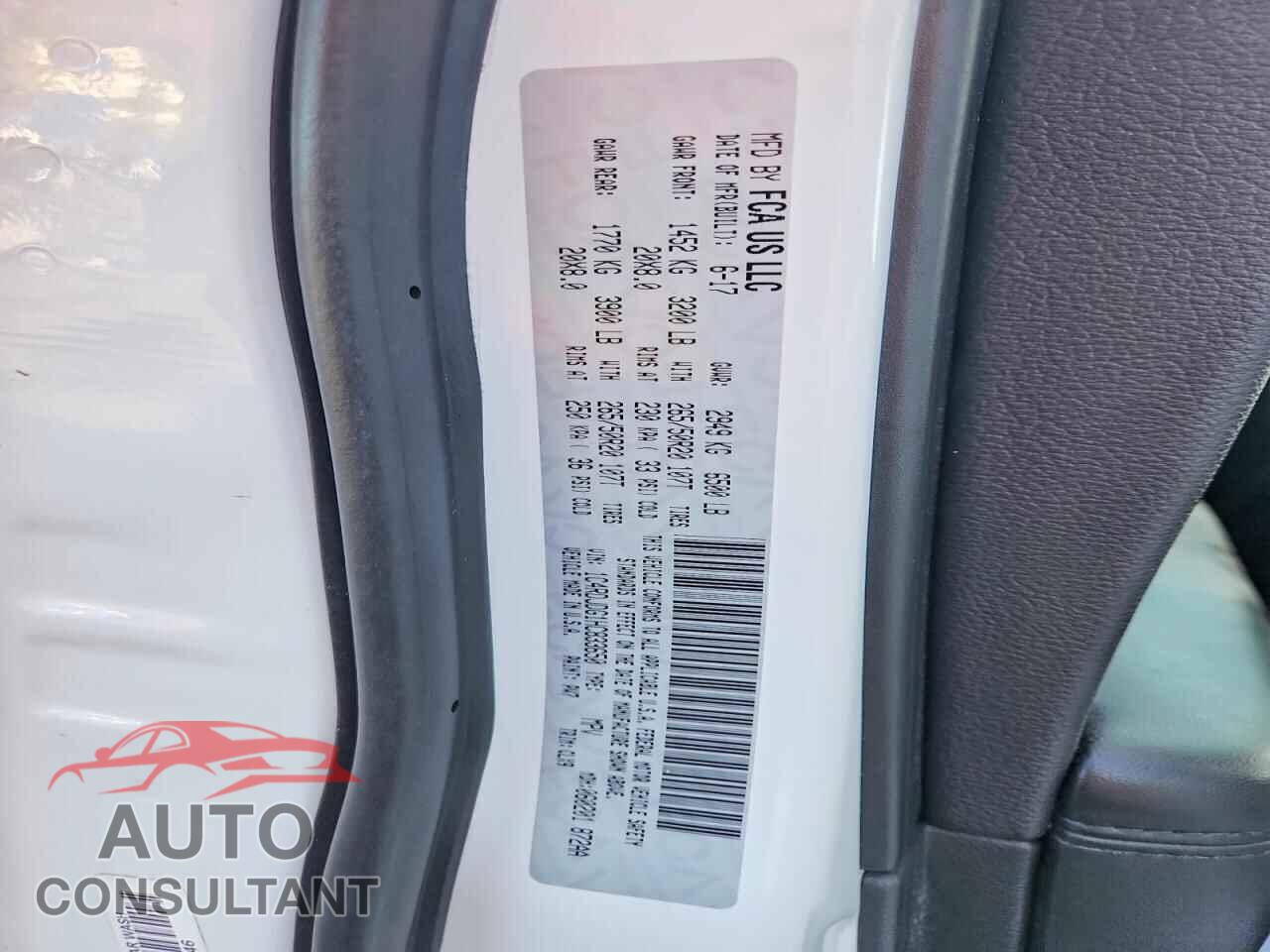DODGE DURANGO 2017 - 1C4RDJDG1HC833650