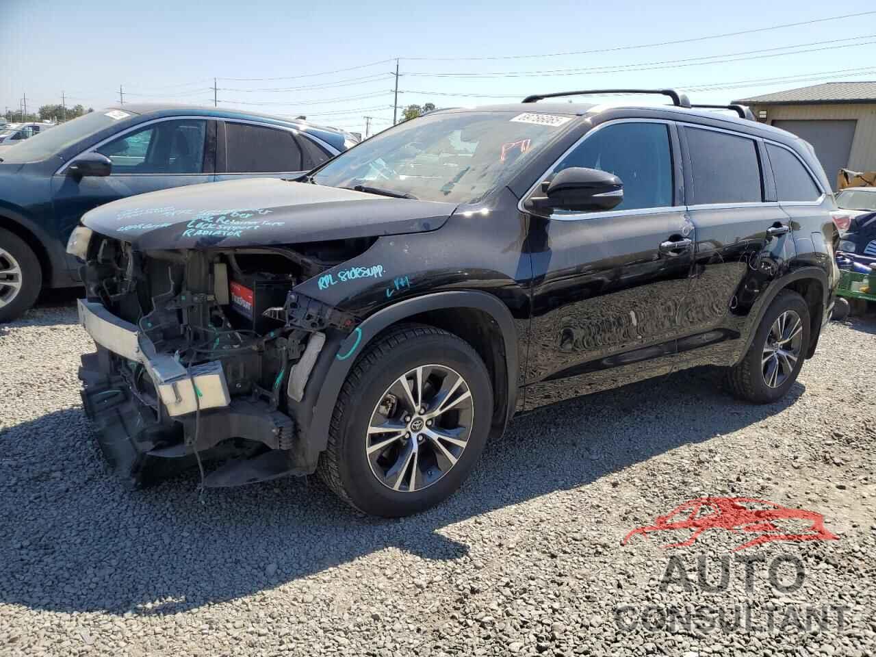 TOYOTA HIGHLANDER 2016 - 5TDJKRFH8GS274117