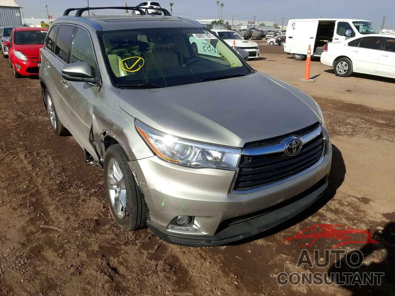 TOYOTA HIGHLANDER 2016 - 5TDDKRFH1GS339659