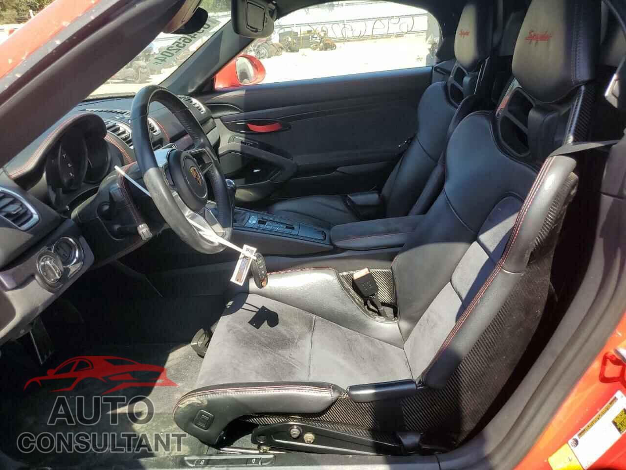 PORSCHE BOXSTER 2016 - WP0CC2A87GS152635