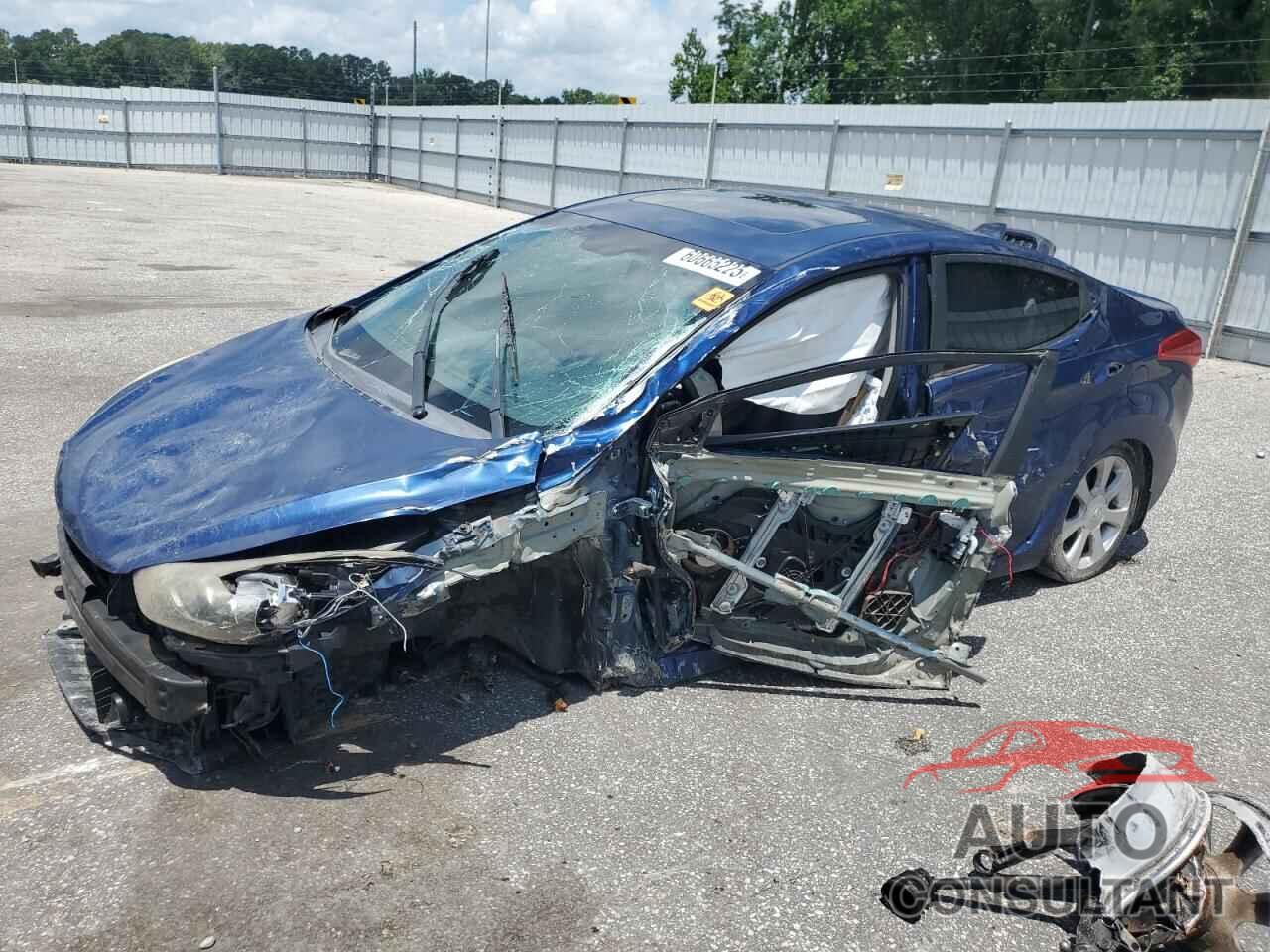 HYUNDAI ELANTRA 2013 - KMHDH4AE3DU836990
