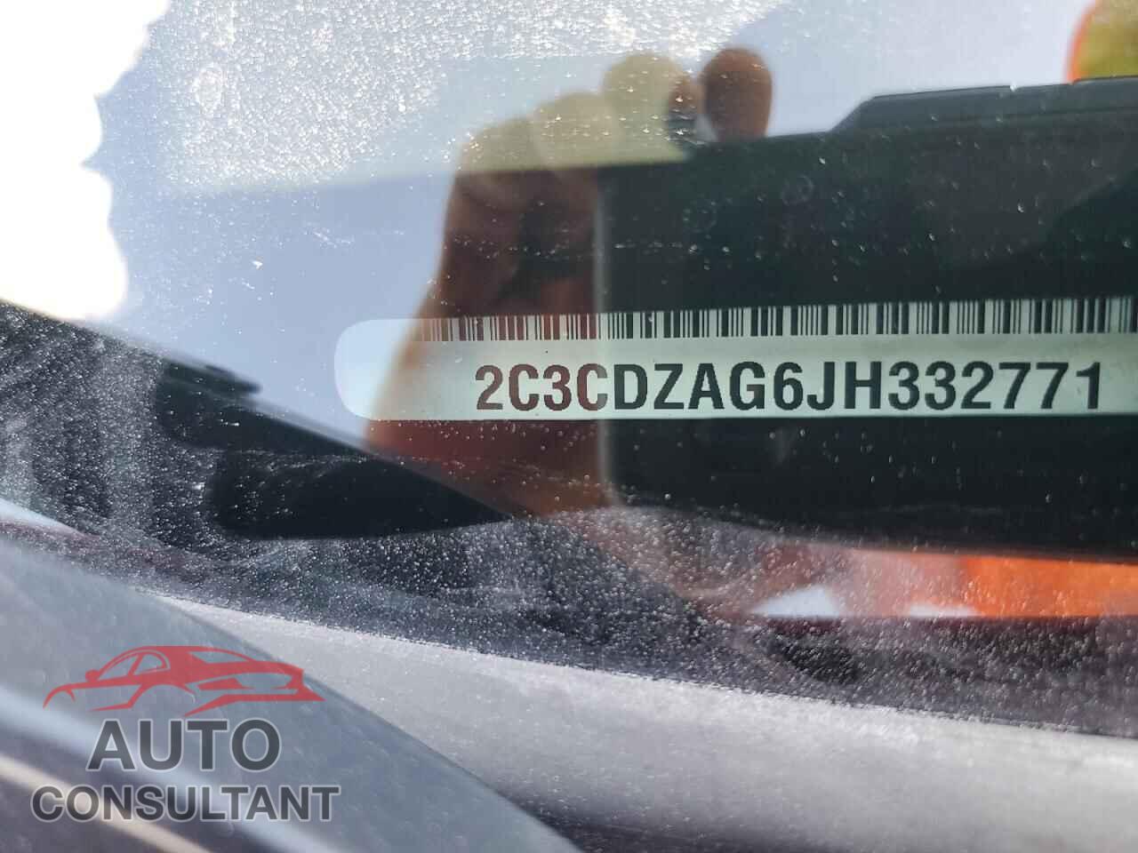 DODGE CHALLENGER 2018 - 2C3CDZAG6JH332771