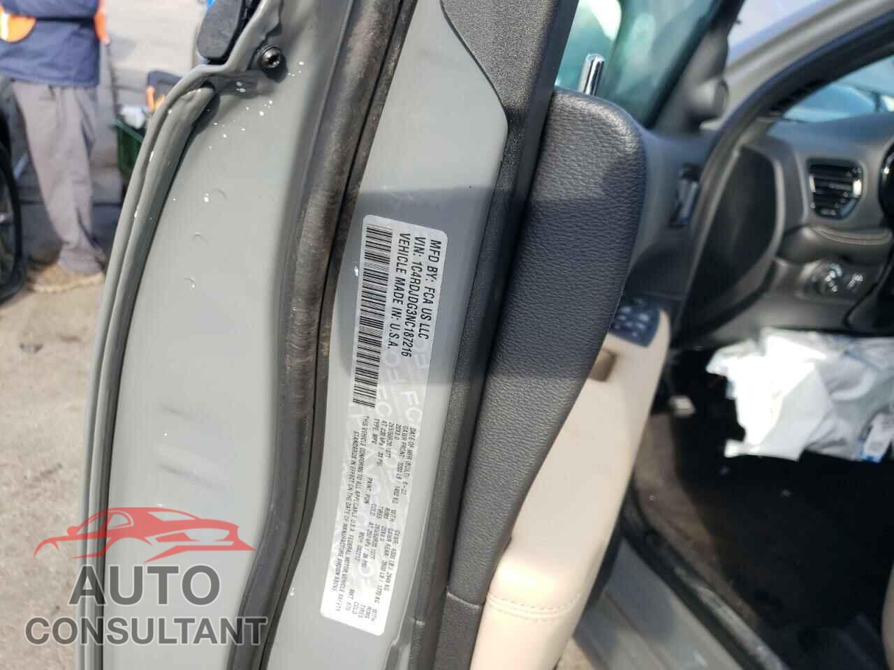 DODGE DURANGO 2022 - 1C4RDJDG3NC187216