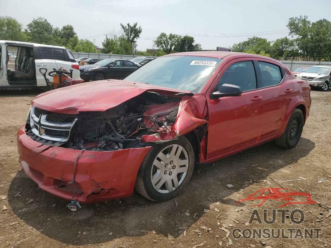 DODGE AVENGER 2013 - 1C3CDZAG7DN748162