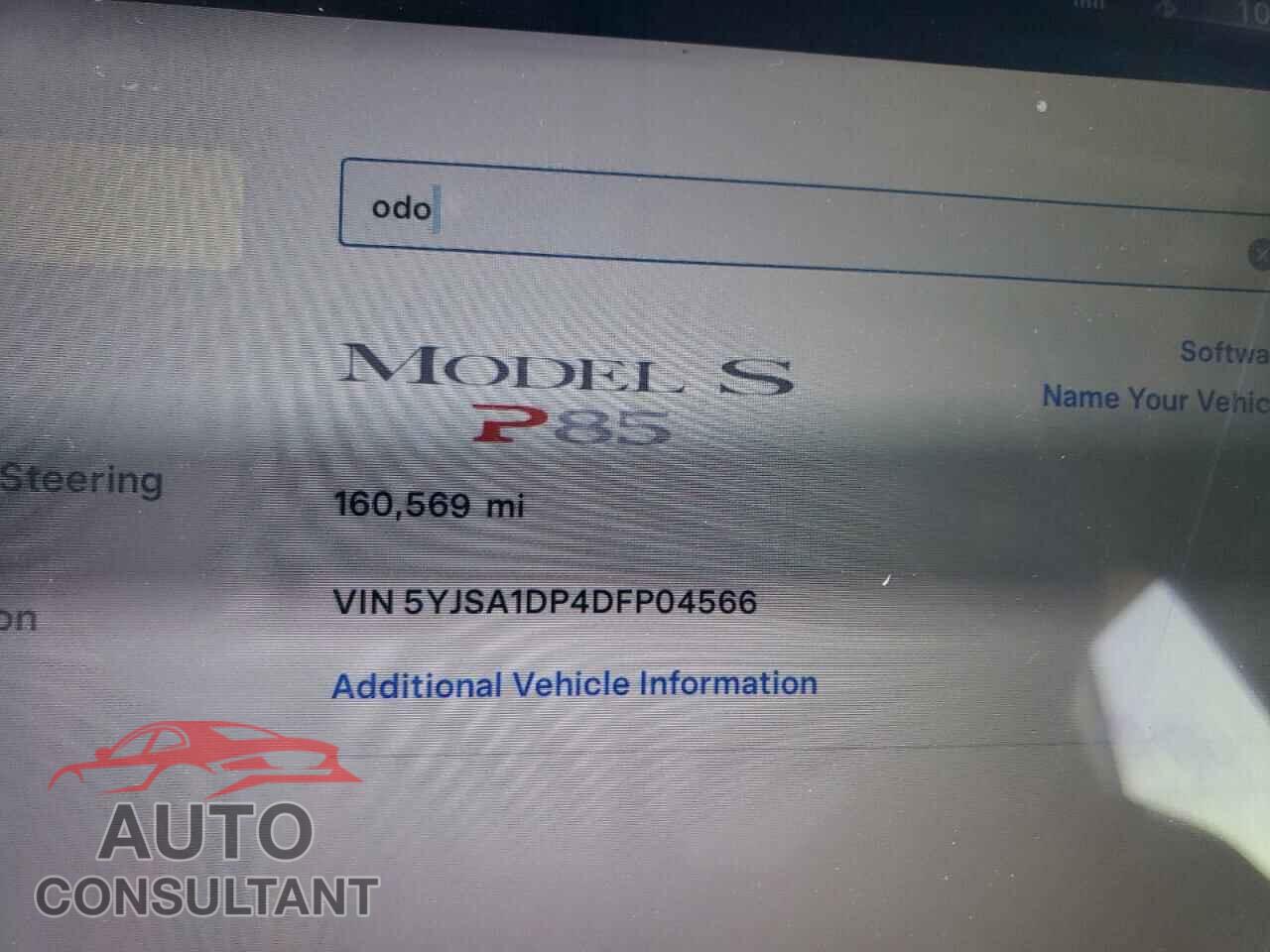 TESLA MODEL S 2013 - 5YJSA1DP4DFP04566