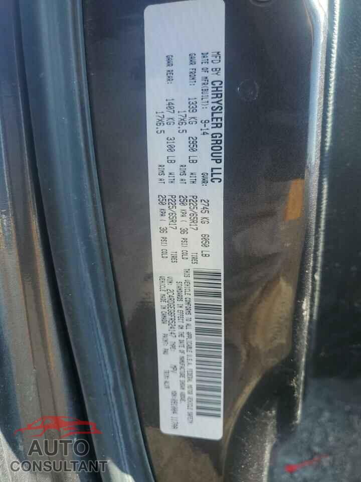 DODGE CARAVAN 2015 - 2C4RDGEG6FR524147