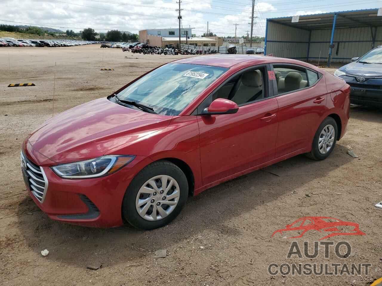 HYUNDAI ELANTRA 2017 - KMHD74LFXHU390383
