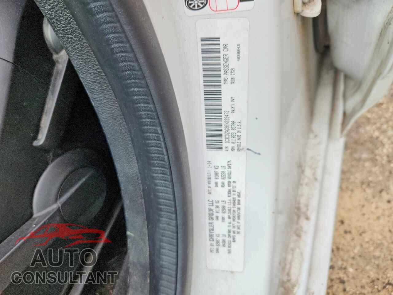 DODGE AVENGER 2014 - 1C3CDZAG9EN222472