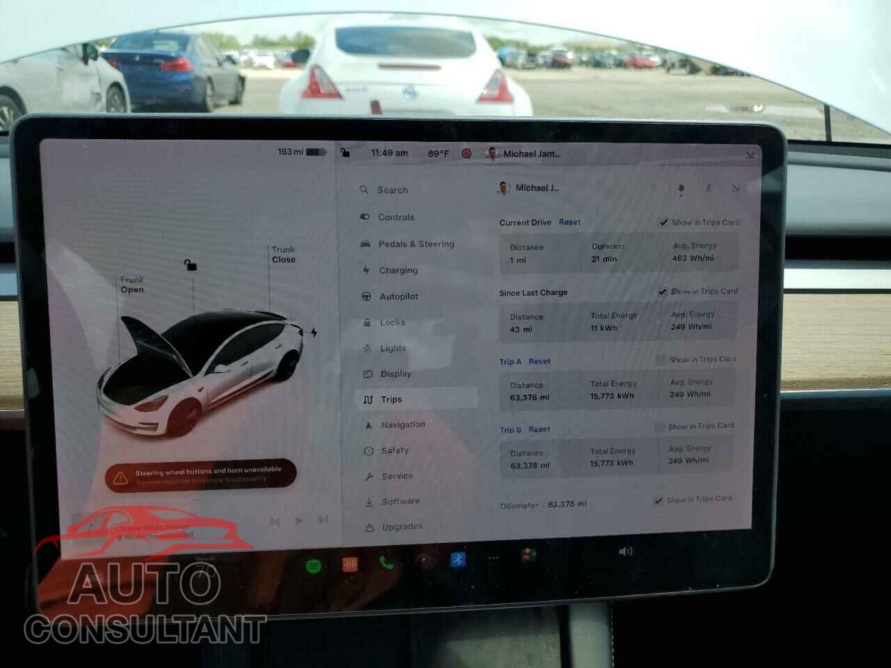 TESLA MODEL 3 2021 - 5YJ3E1EA4MF851621