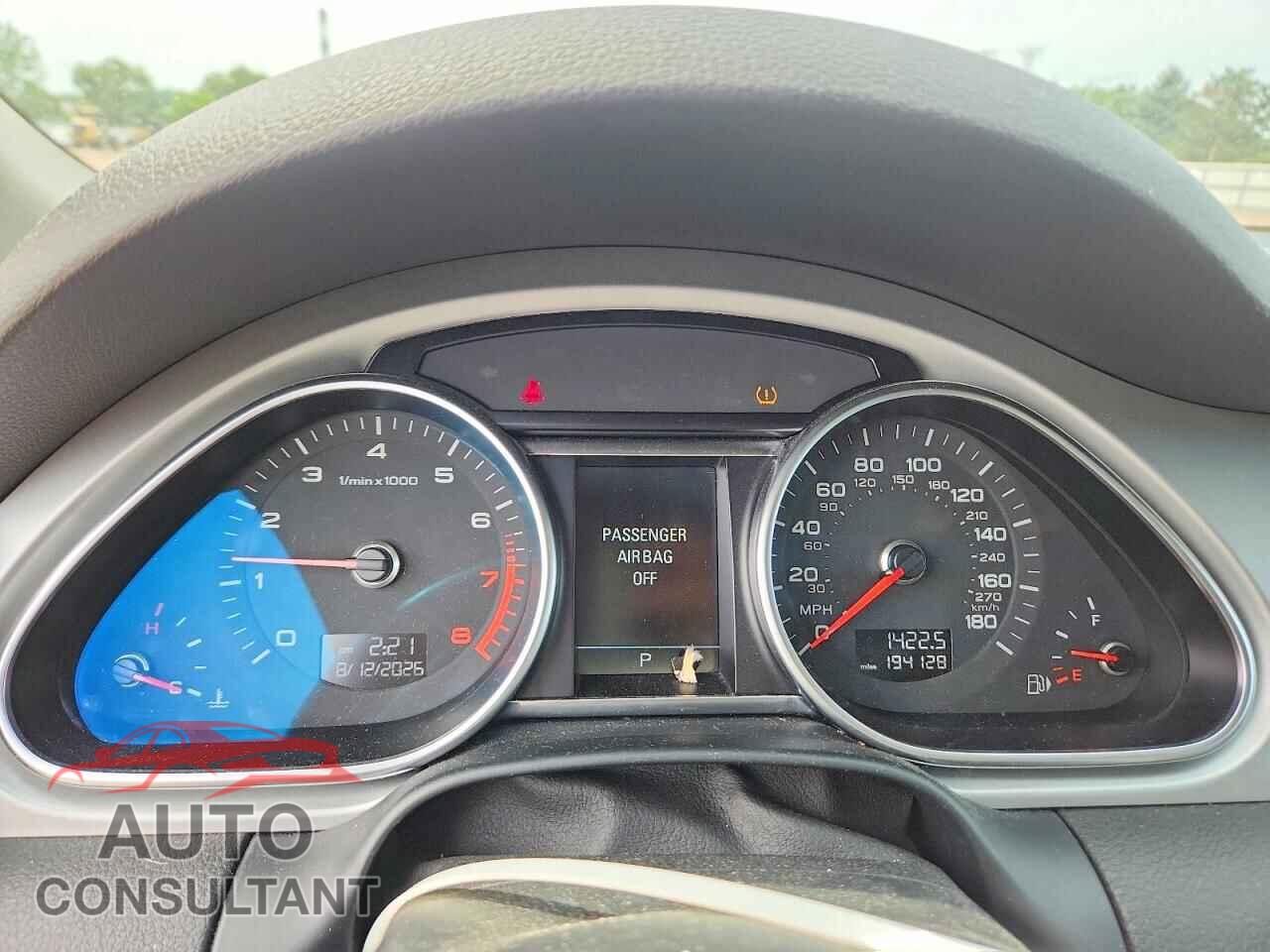AUDI Q7 2012 - WA1LGAFEXCD003092