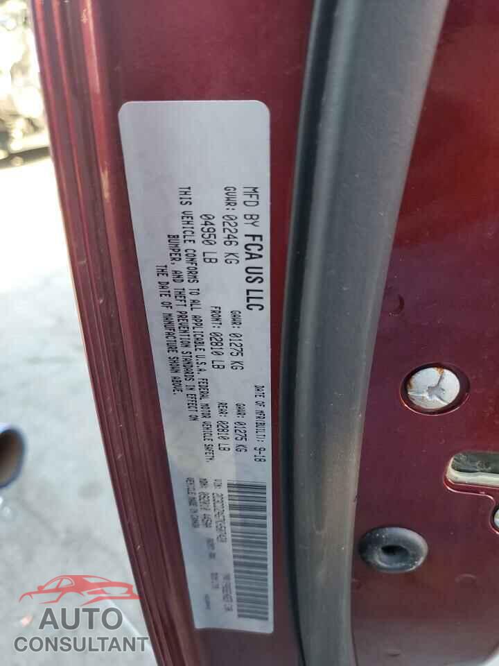 DODGE CHALLENGER 2019 - 2C3CDZAG7KH507420