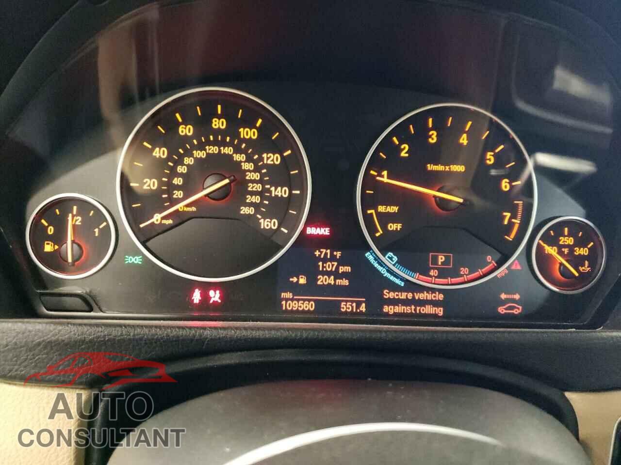 BMW 3 SERIES 2012 - WBA3A5C56CF348835