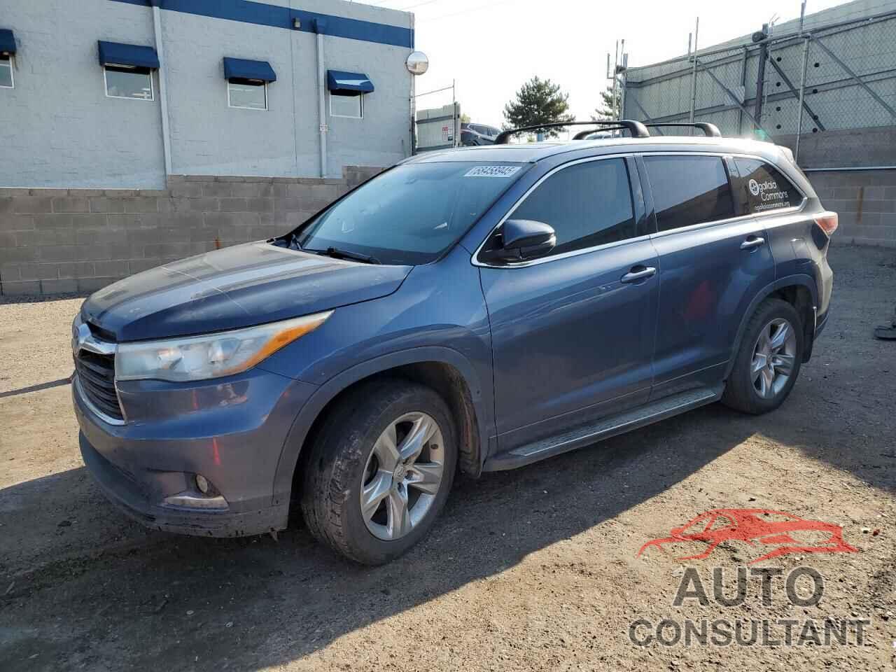 TOYOTA HIGHLANDER 2014 - 5TDDKRFH1ES064999