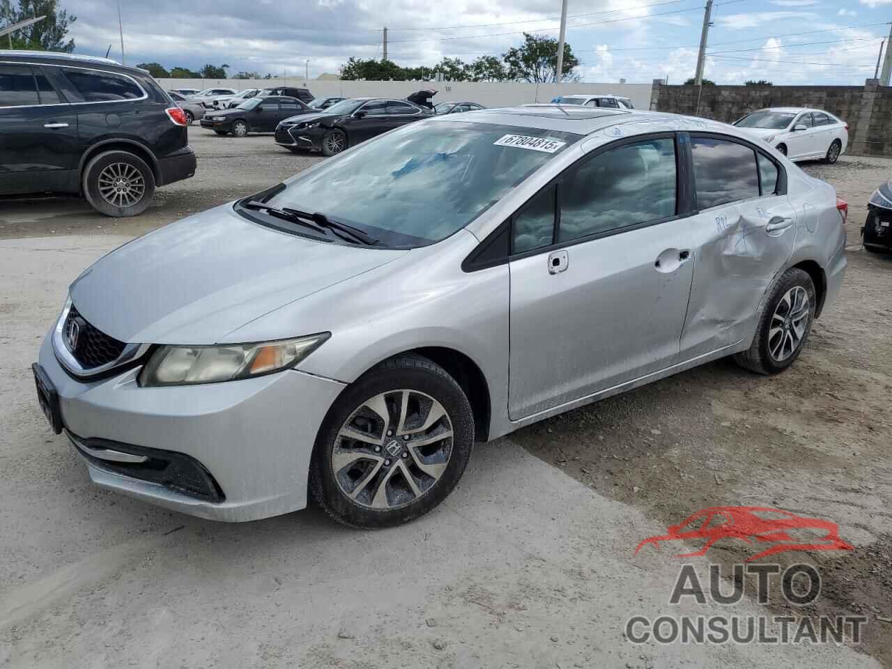 HONDA CIVIC 2013 - 19XFB2F87DE237613